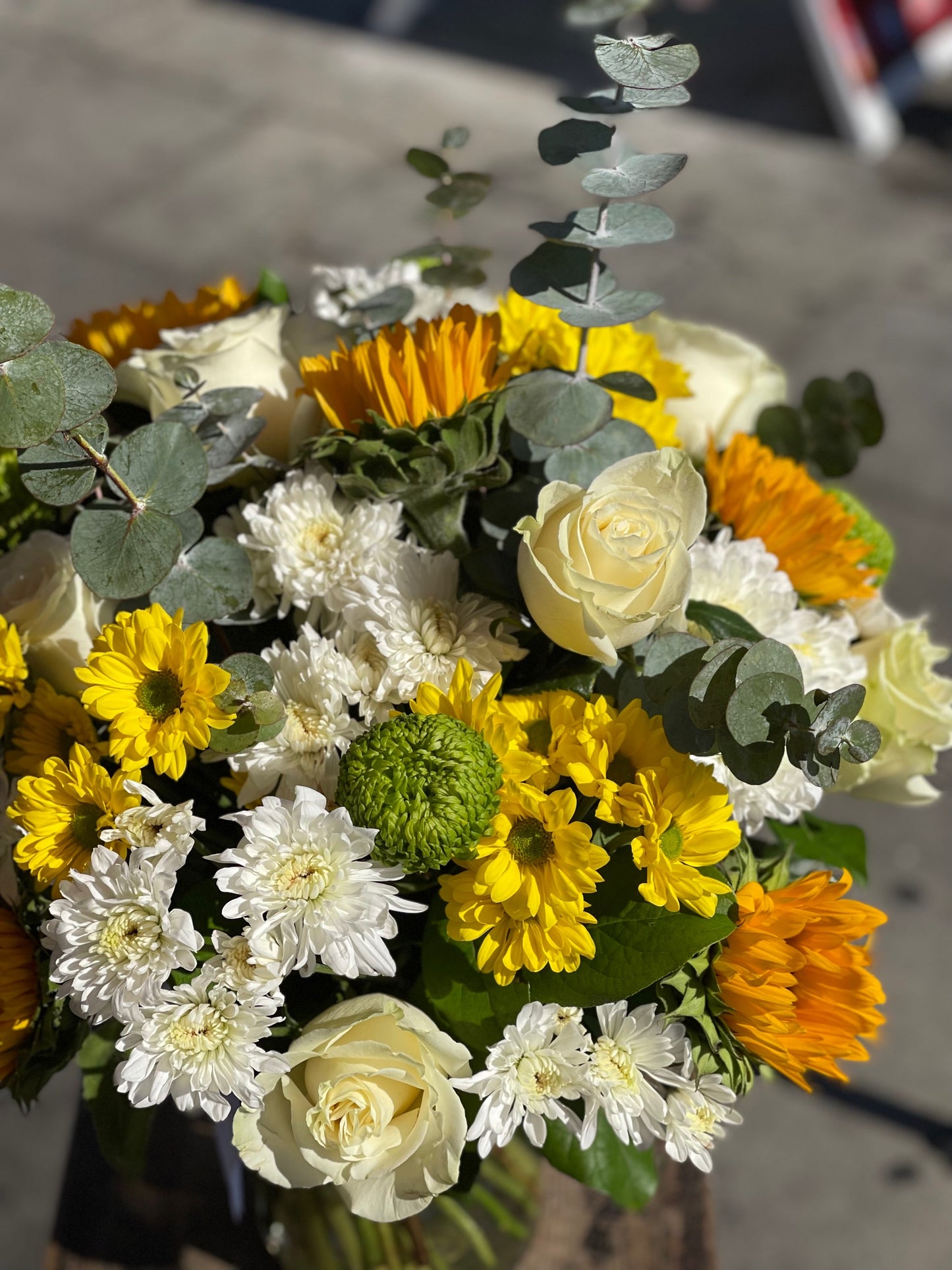 Big Sympathy Flowers Arrangement image 2