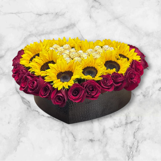 Premium Heart Arrangement image 1