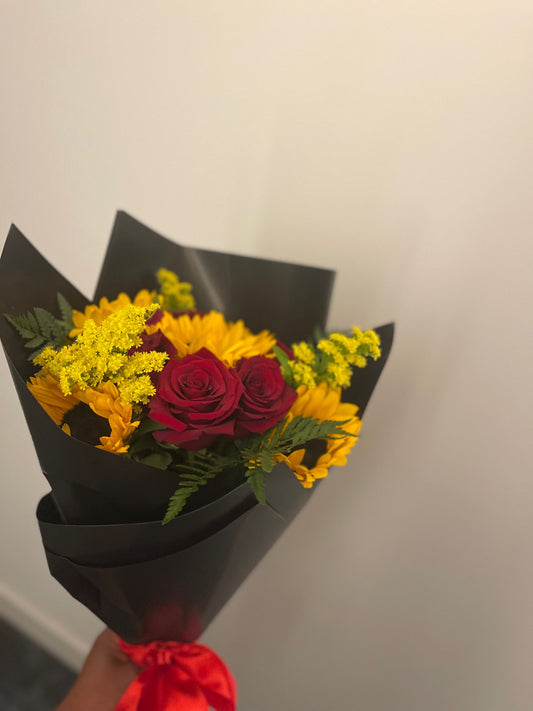 Sunflowers and Roses image 1