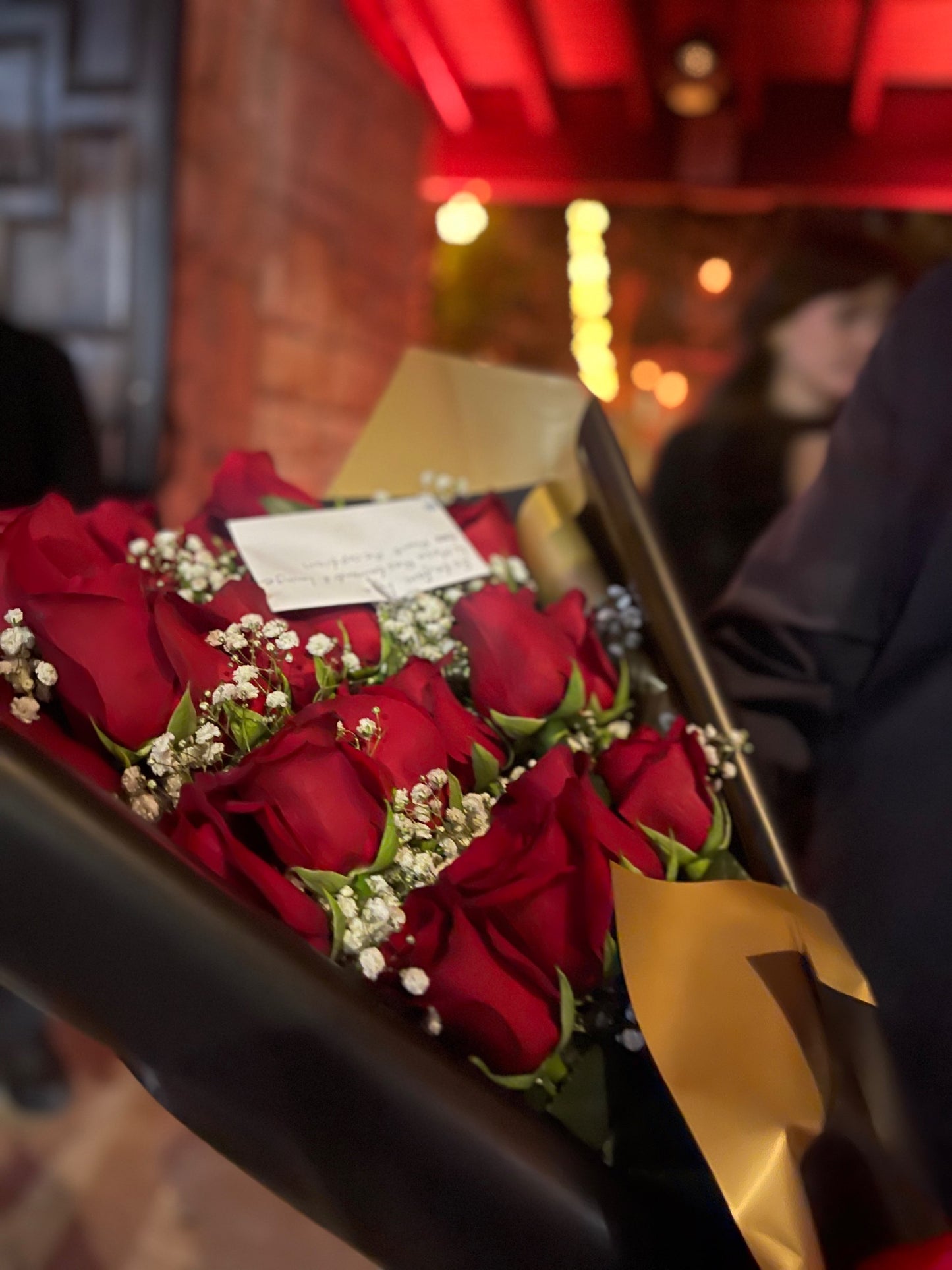 25 Premium Roses deep Red wrapped in special paper image 0
