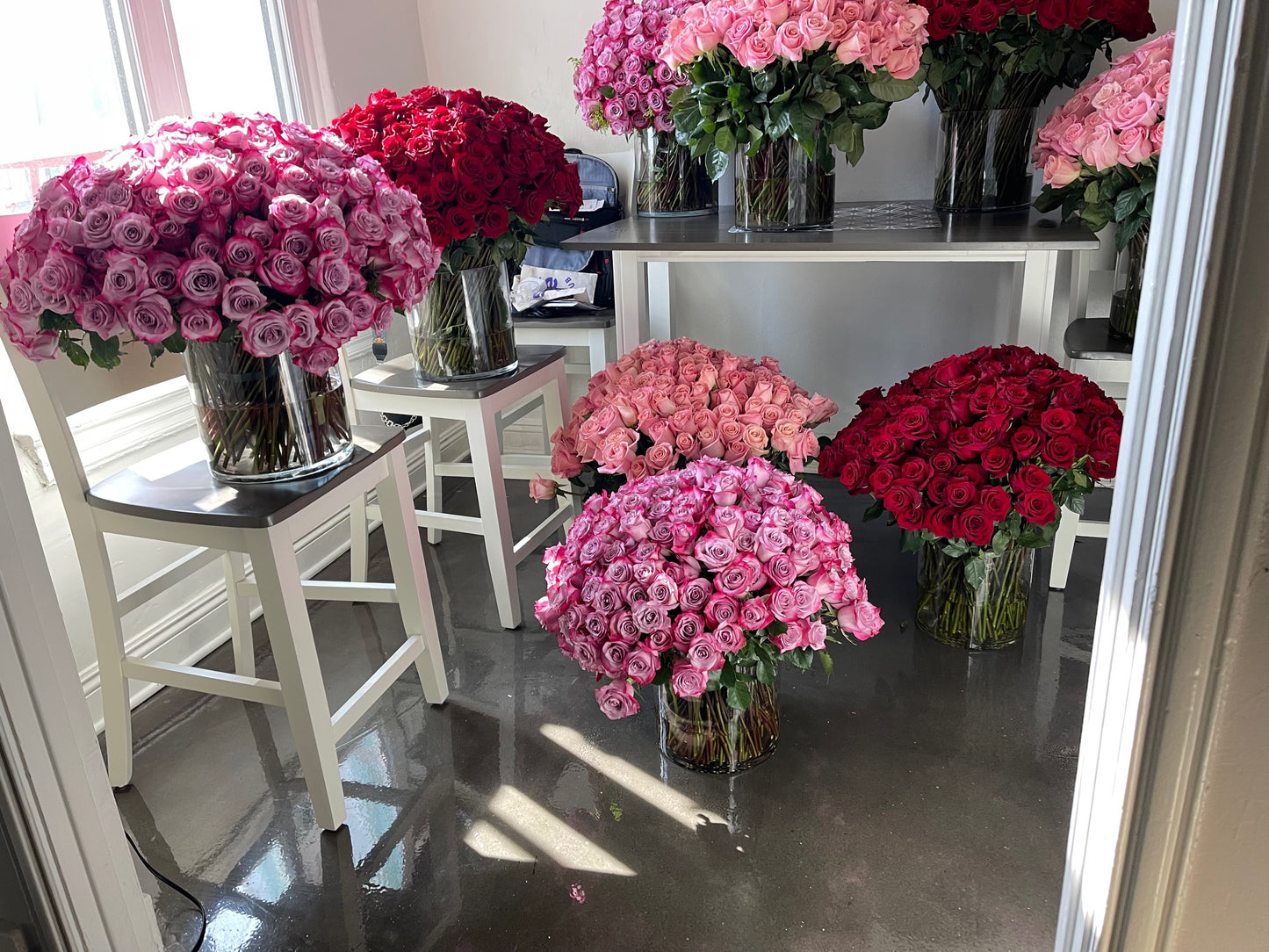1400 Premium Roses Red, Pink, purple image 2