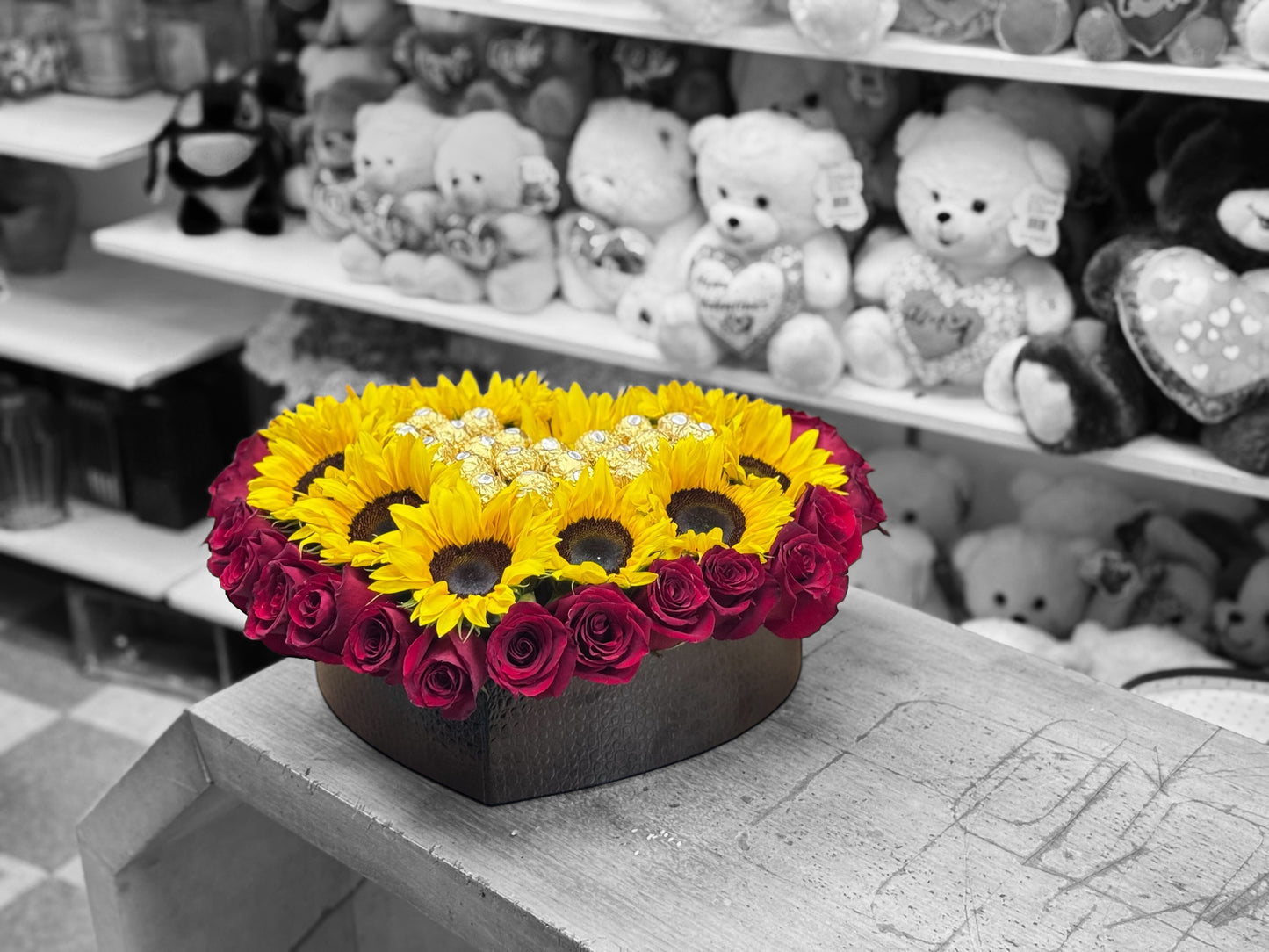 Premium Heart Arrangement image 3