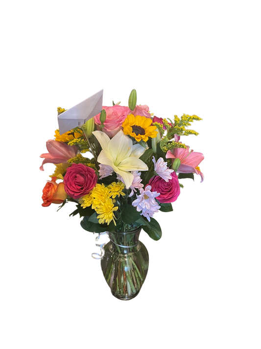 Mixed Flowers Arrangement image 0