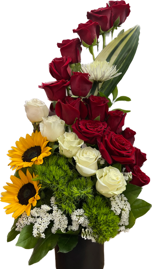 Large Floral Stairway Arrangement image 0