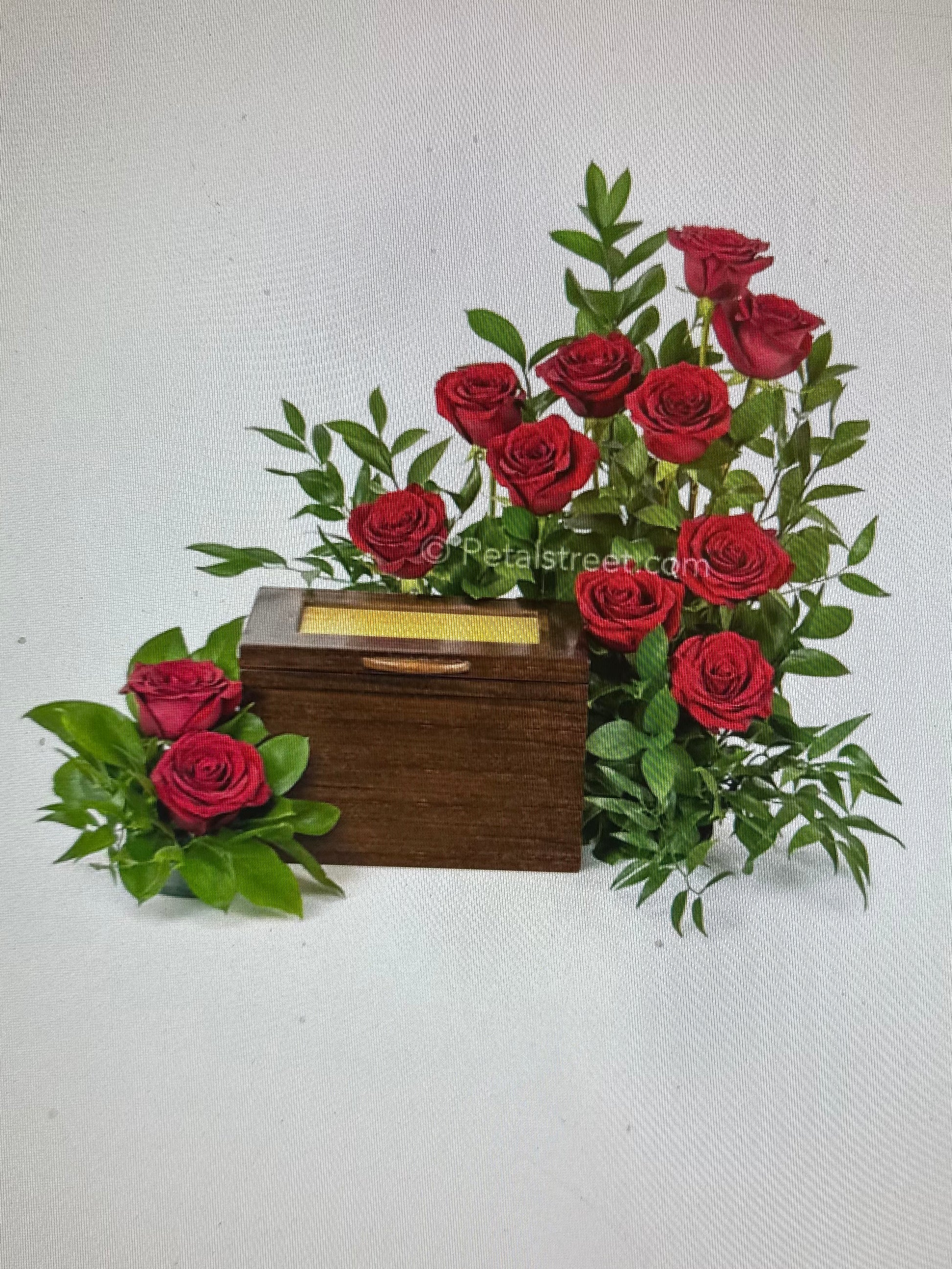 Special Request for Serenity Urn Flower arrangement  image 0